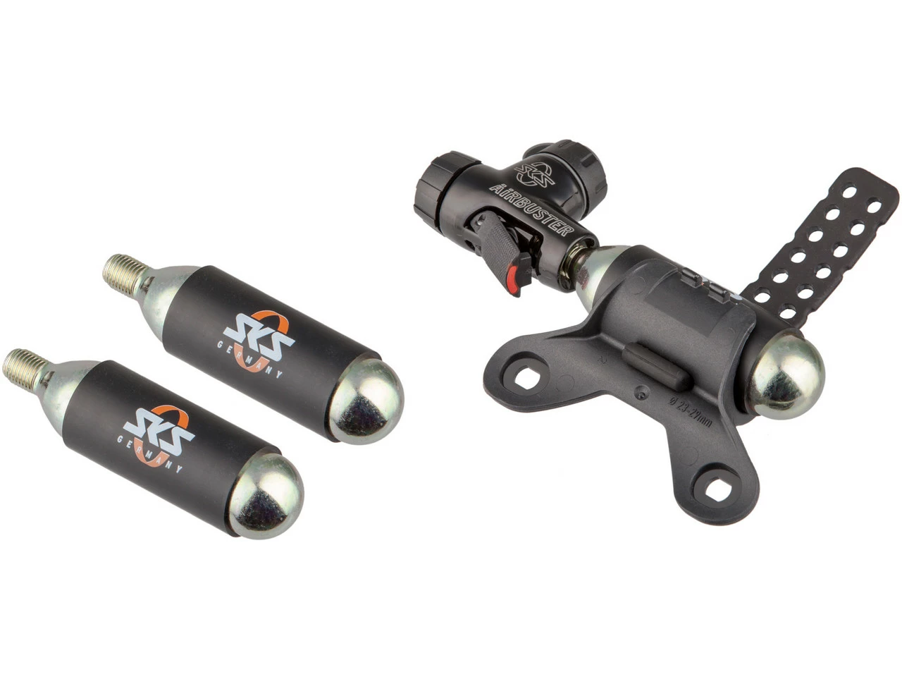 SKS Airbuster CO2 Pumpe + 2 X CO2 Ersatzkartusche Mit Gewinde 16 G Bundle 5 SKS Airbuster CO2 Pumpe + 2 X CO2 Ersatzkartusche Mit Gewinde 16 G Bundle – Bild 3