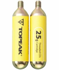 Topeak CO2 Ersatzkartuschen Mit Gewinde 25 G - 2 Stück