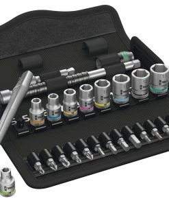 Wera Zyklop Switch Metal Ratsche 1/4" Mit Steckschlüssel-/Bit-Satz