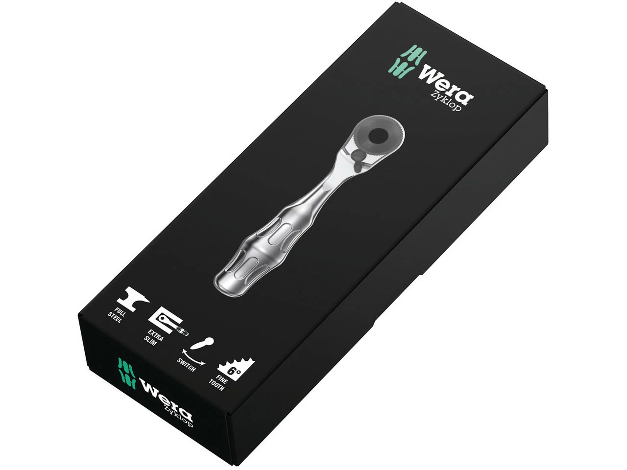 Wera Zyklop Mini Ratsche 1/4" 4 Wera Zyklop Mini Ratsche 1/4" – Bild 2