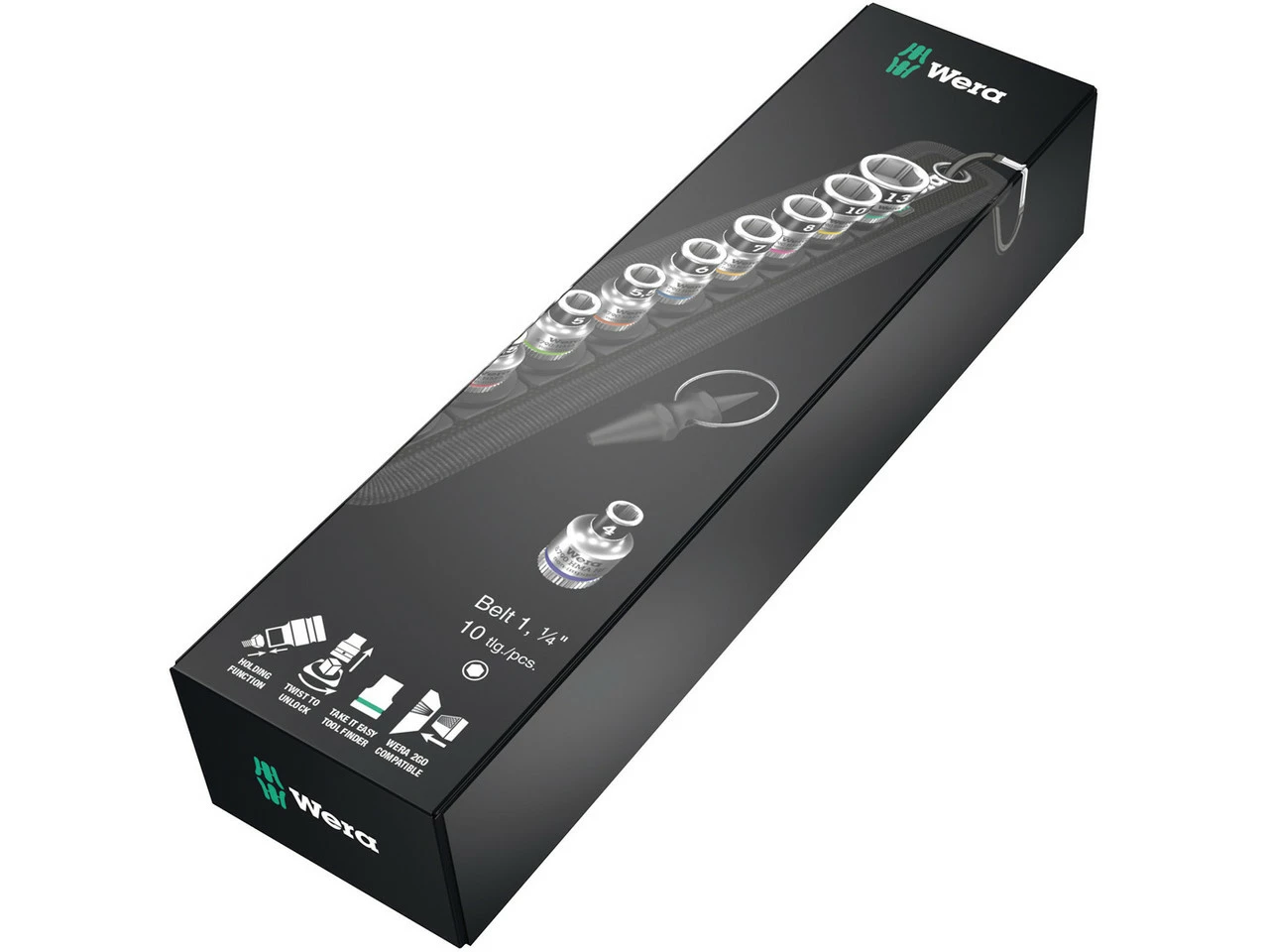 Wera Belt A 1 Zyklop Steckschlüsseleinsatz-Satz Mit Haltefunktion 6 Wera Belt A 1 Zyklop Steckschlüsseleinsatz-Satz Mit Haltefunktion – Bild 4