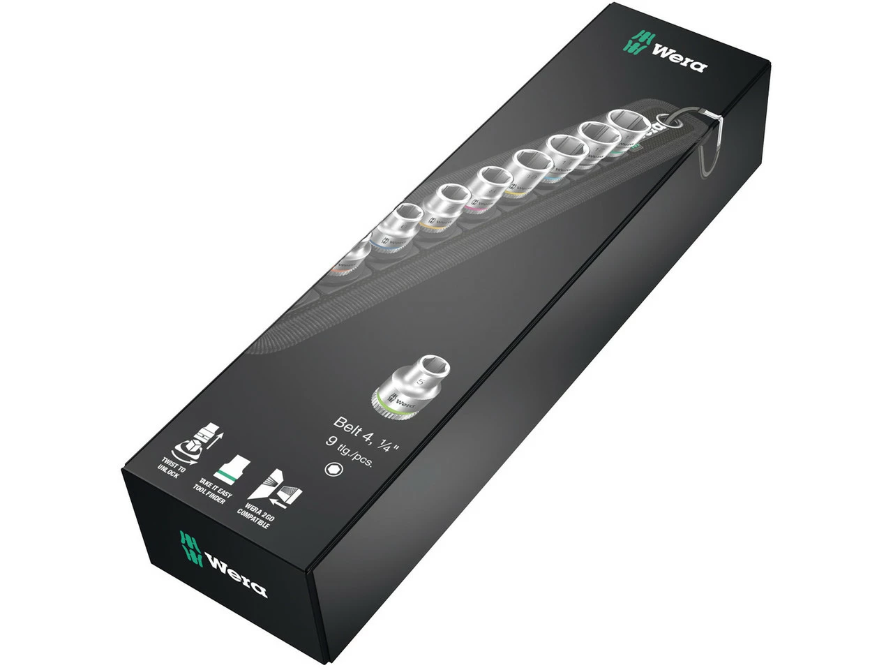 Wera Belt A 4 Zyklop Steckschlüsseleinsatz-Satz 5 Wera Belt A 4 Zyklop Steckschlüsseleinsatz-Satz – Bild 3