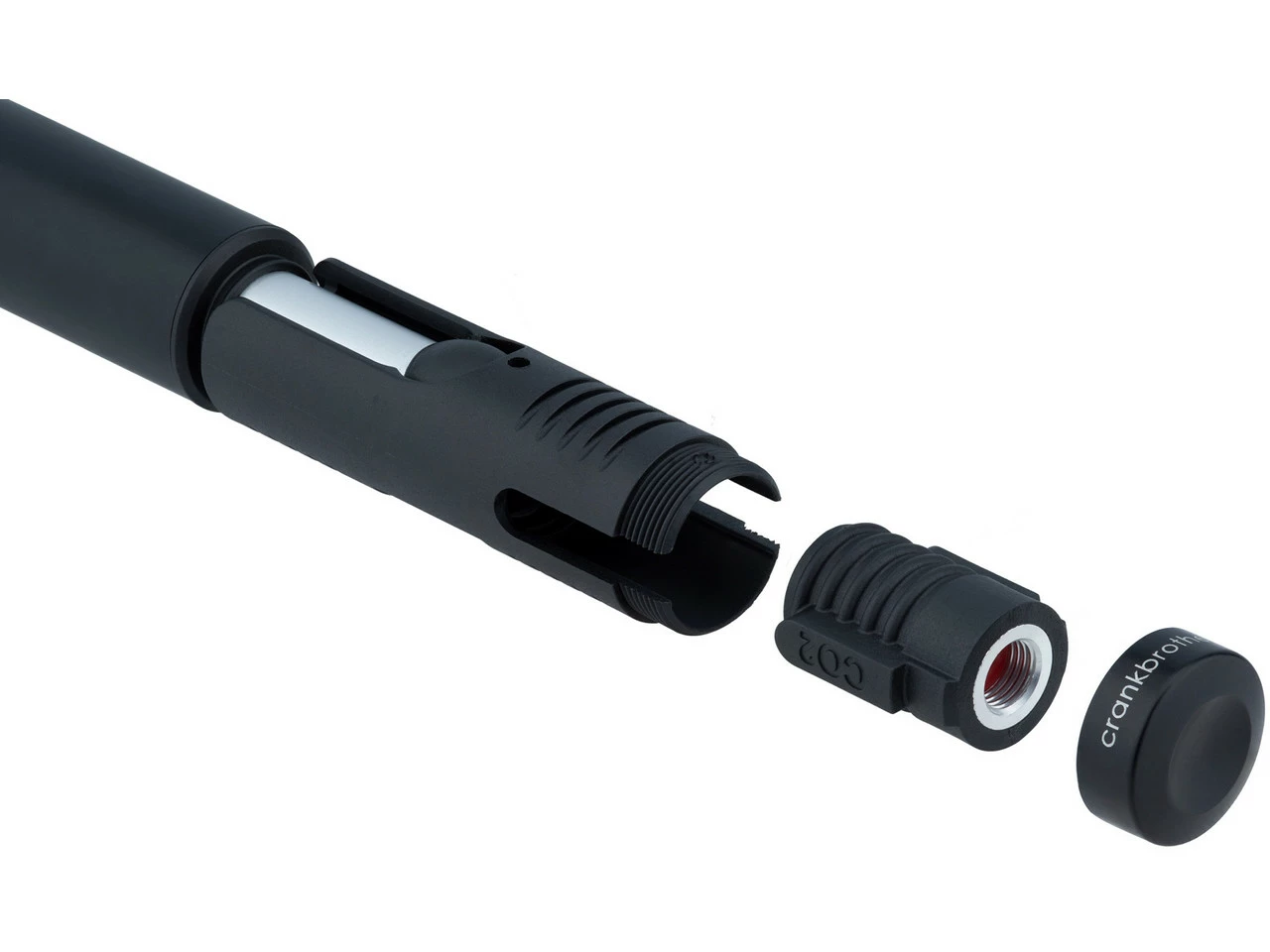 Crankbrothers Klic HV Minipumpe Mit CO2-Adapter Und Manometer 8 Crankbrothers Klic HV Minipumpe Mit CO2-Adapter Und Manometer – Bild 6