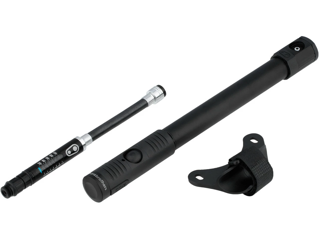 Crankbrothers Klic HP Minipumpe Mit CO2-Adapter Und Manometer 10 Crankbrothers Klic HP Minipumpe Mit CO2-Adapter Und Manometer – Bild 8