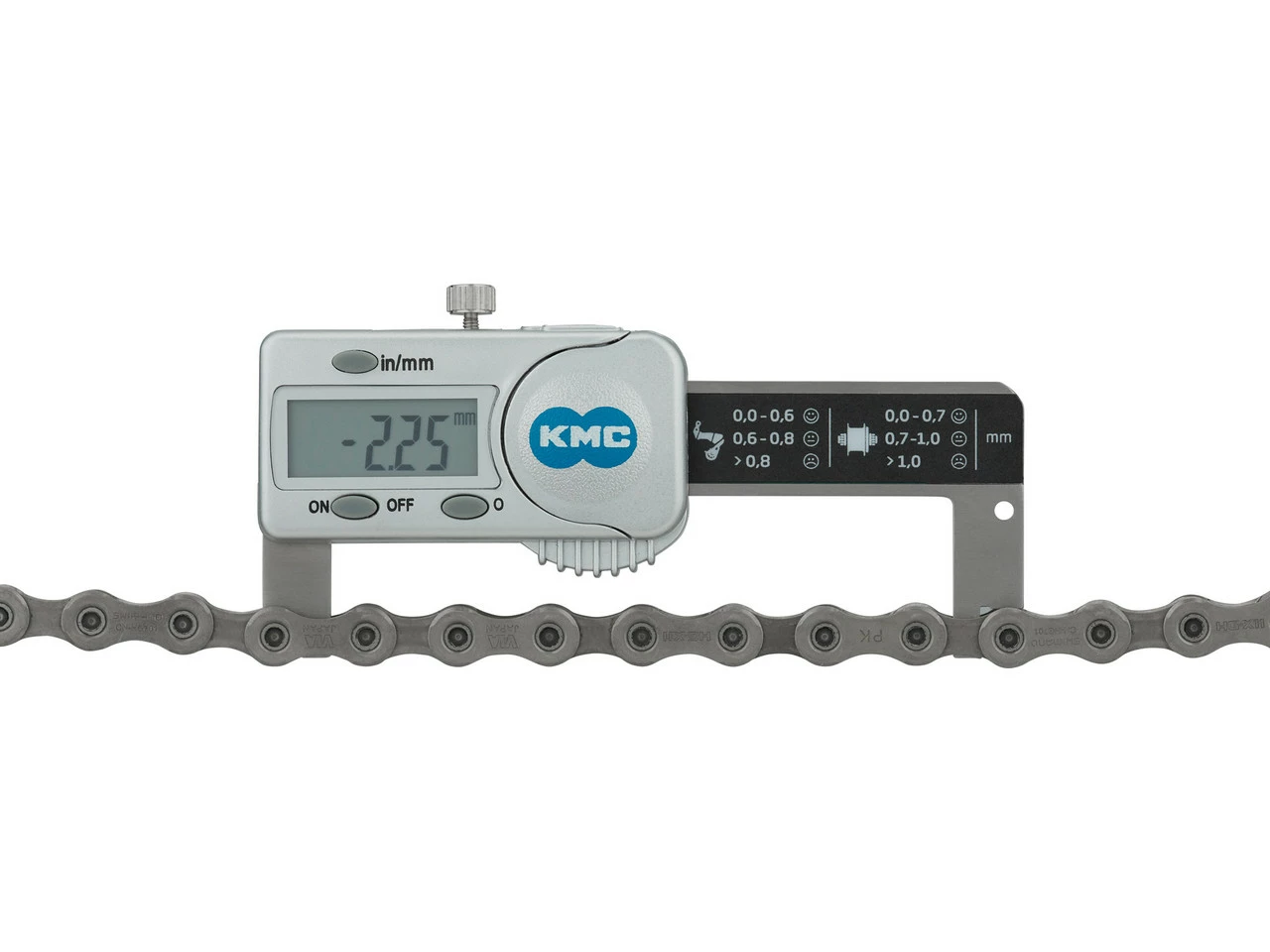 KMC Digital Chain Checker Kettenverschleißlehre 5 KMC Digital Chain Checker Kettenverschleißlehre – Bild 3