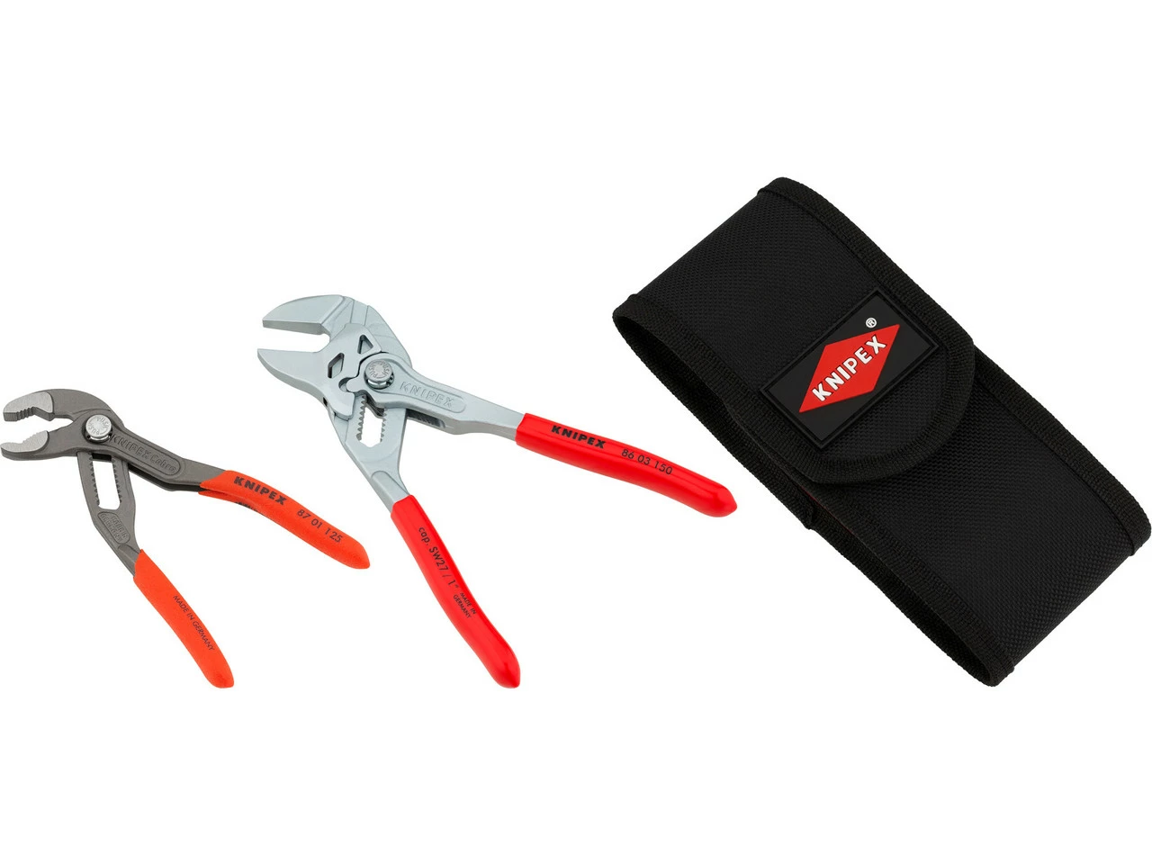 KNIPEX Zangenset Cobra Und Zangenschlüssel In Werkzeuggürteltasche 5 KNIPEX Zangenset Cobra Und Zangenschlüssel In Werkzeuggürteltasche – Bild 3