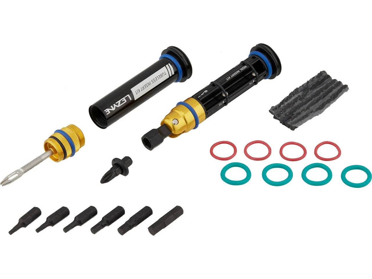 Lezyne Dual Insert Kit Multitool Und Tubeless Reparaturset 6 Lezyne Dual Insert Kit Multitool Und Tubeless Reparaturset – Bild 4