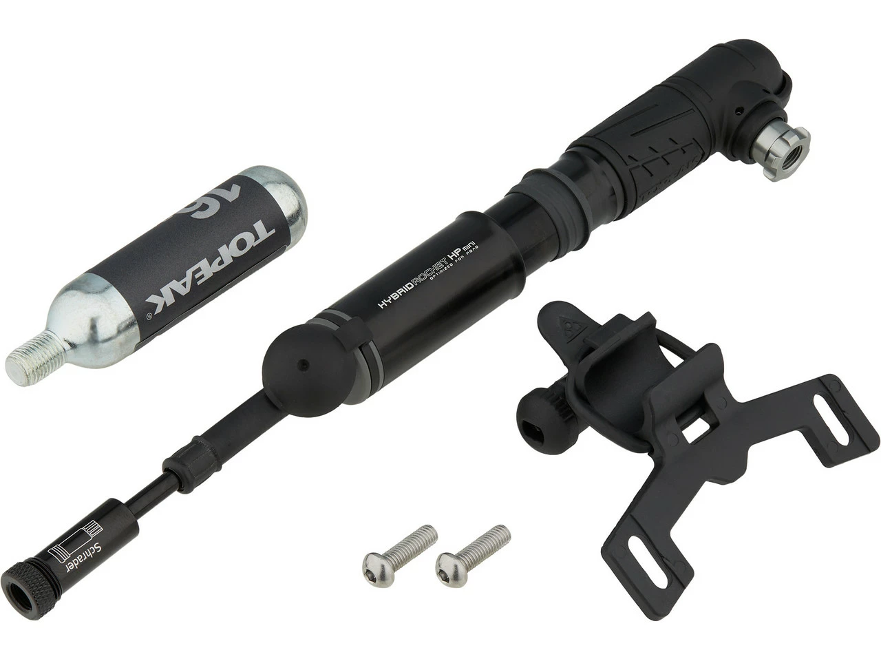 Topeak HybridRocket HP Mini Minipumpe Mit CO2-Inflator 10 Topeak HybridRocket HP Mini Minipumpe Mit CO2-Inflator – Bild 8