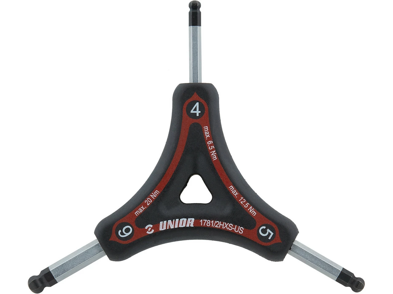 Unior Bike Tools Y-Schlüssel Innensechskant Mit Kugelkopf 1781/2HXS 3 Unior Bike Tools Y-Schlüssel Innensechskant Mit Kugelkopf 1781/2HXS