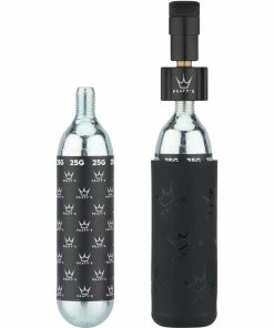 Peatys Holeshot CO2 Tyre Inflator Kit CO2-Kartuschenpumpe + 25 G Kartusche