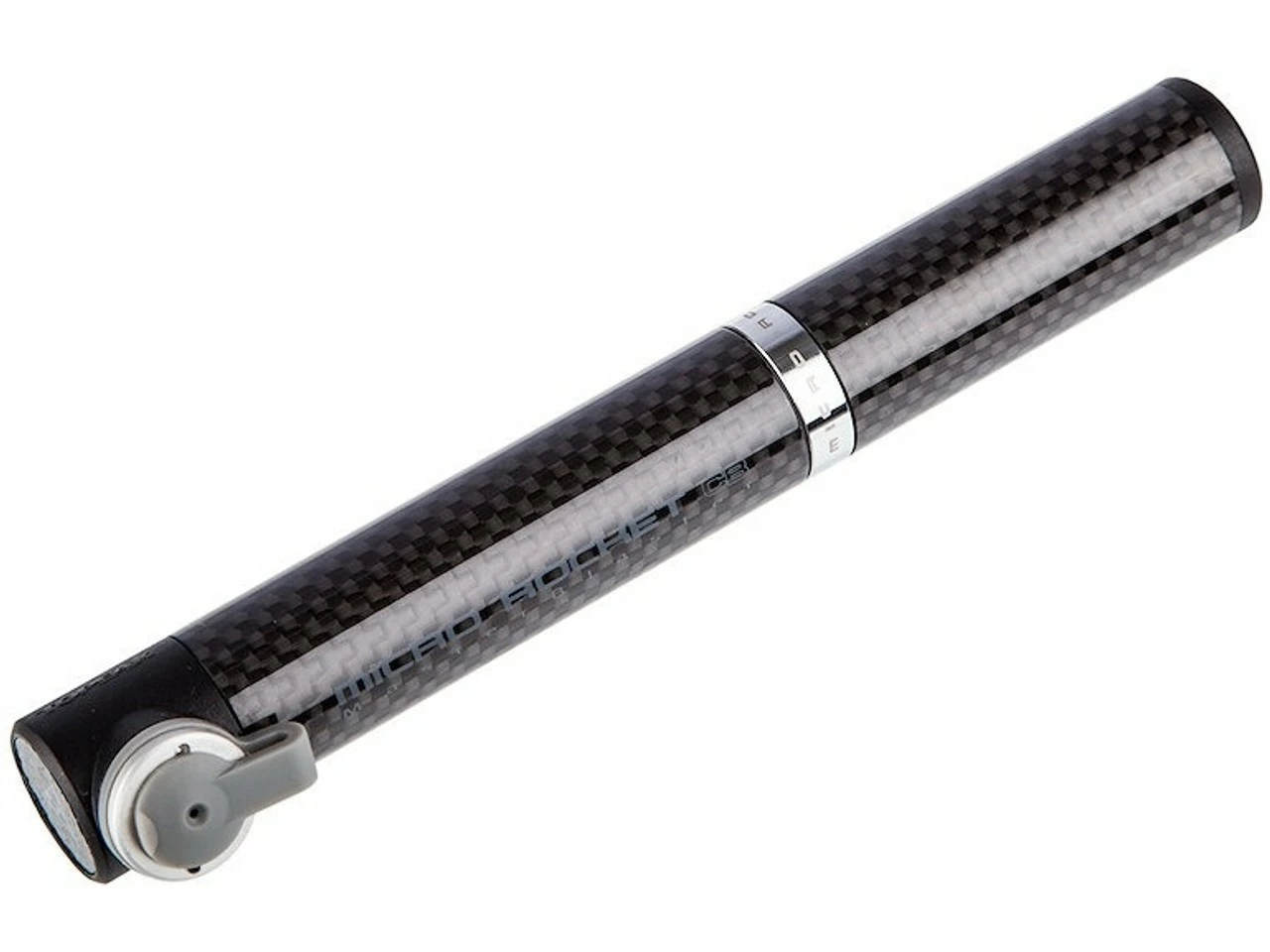 Topeak Micro Rocket Carbon Minipumpe 3 Topeak Micro Rocket Carbon Minipumpe