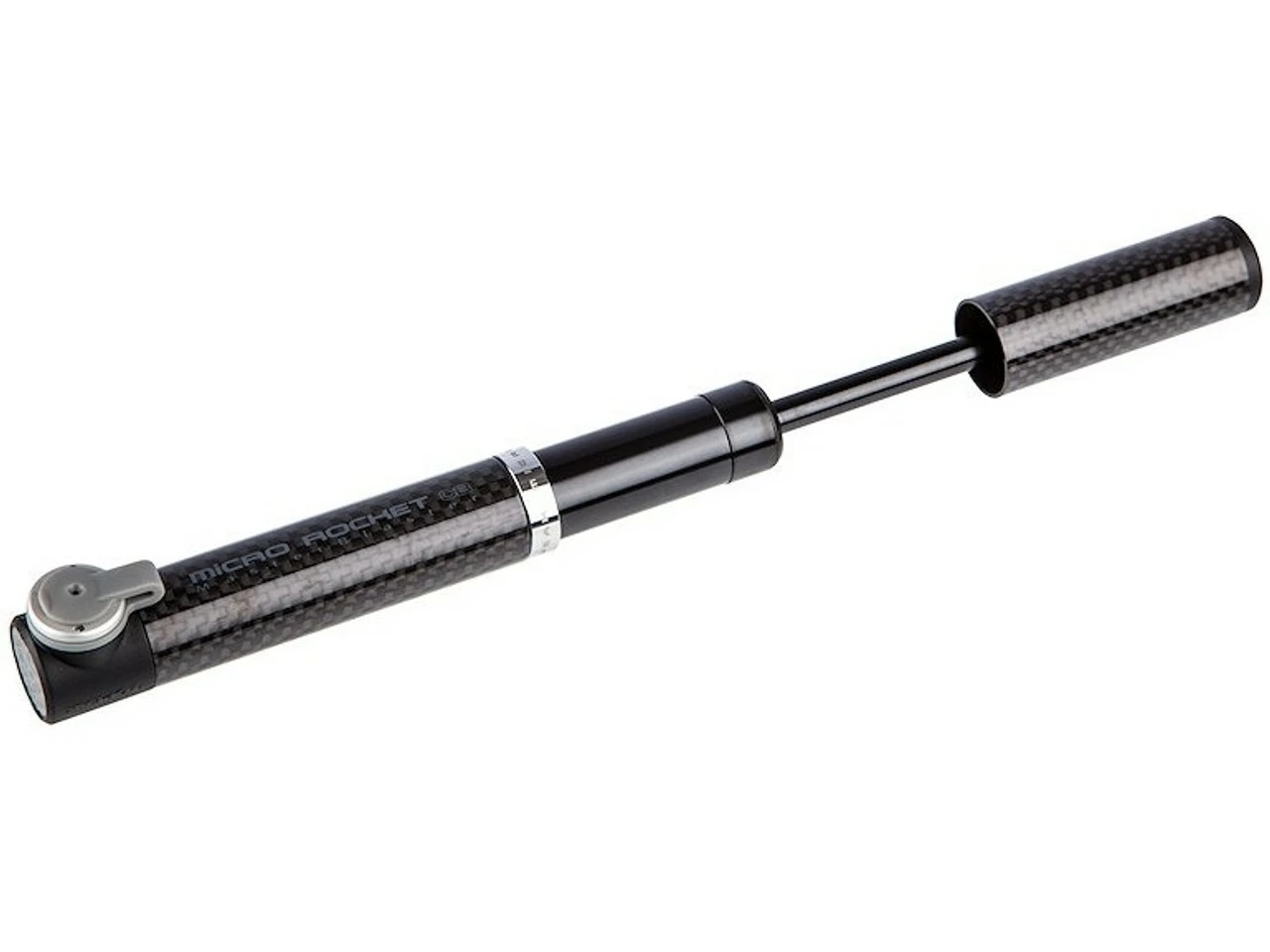 Topeak Micro Rocket Carbon Minipumpe 4 Topeak Micro Rocket Carbon Minipumpe – Bild 2